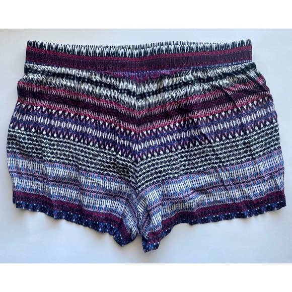 Flowy Shorts Purple / Black / White - Picture 1 of 4